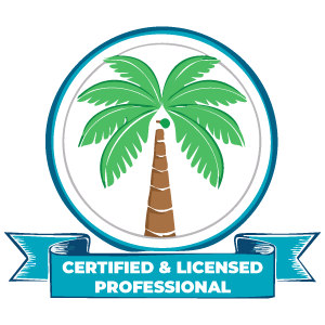 Certified Licensed and Professional badge